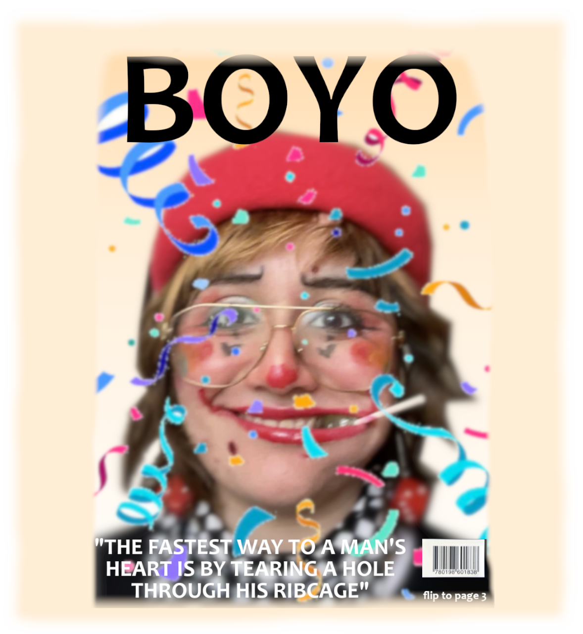 Magazine Cover of American Noil Collective Member Tony